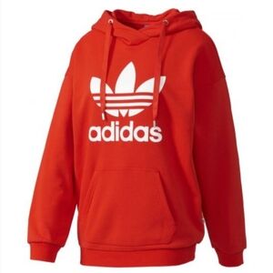 Adidas Originals Trefoil Hoodie Sweatshirt Red XL